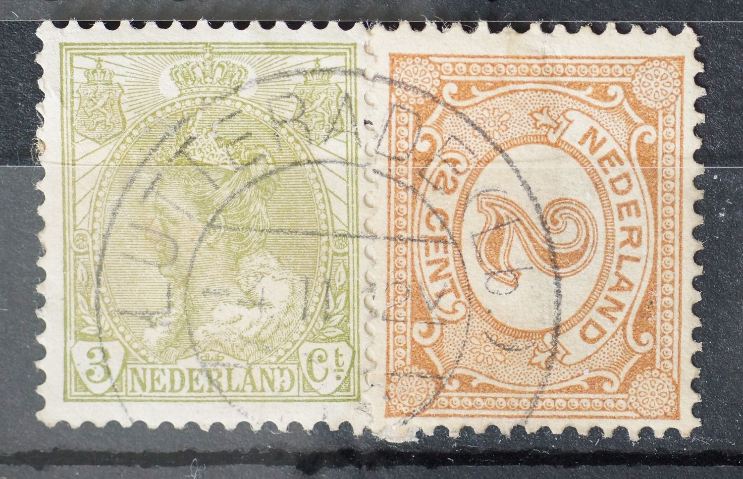 Hurwenen (Gld.) 1 op NVPH 178 Hurwenen (Gld.) 1 op NVPH 178