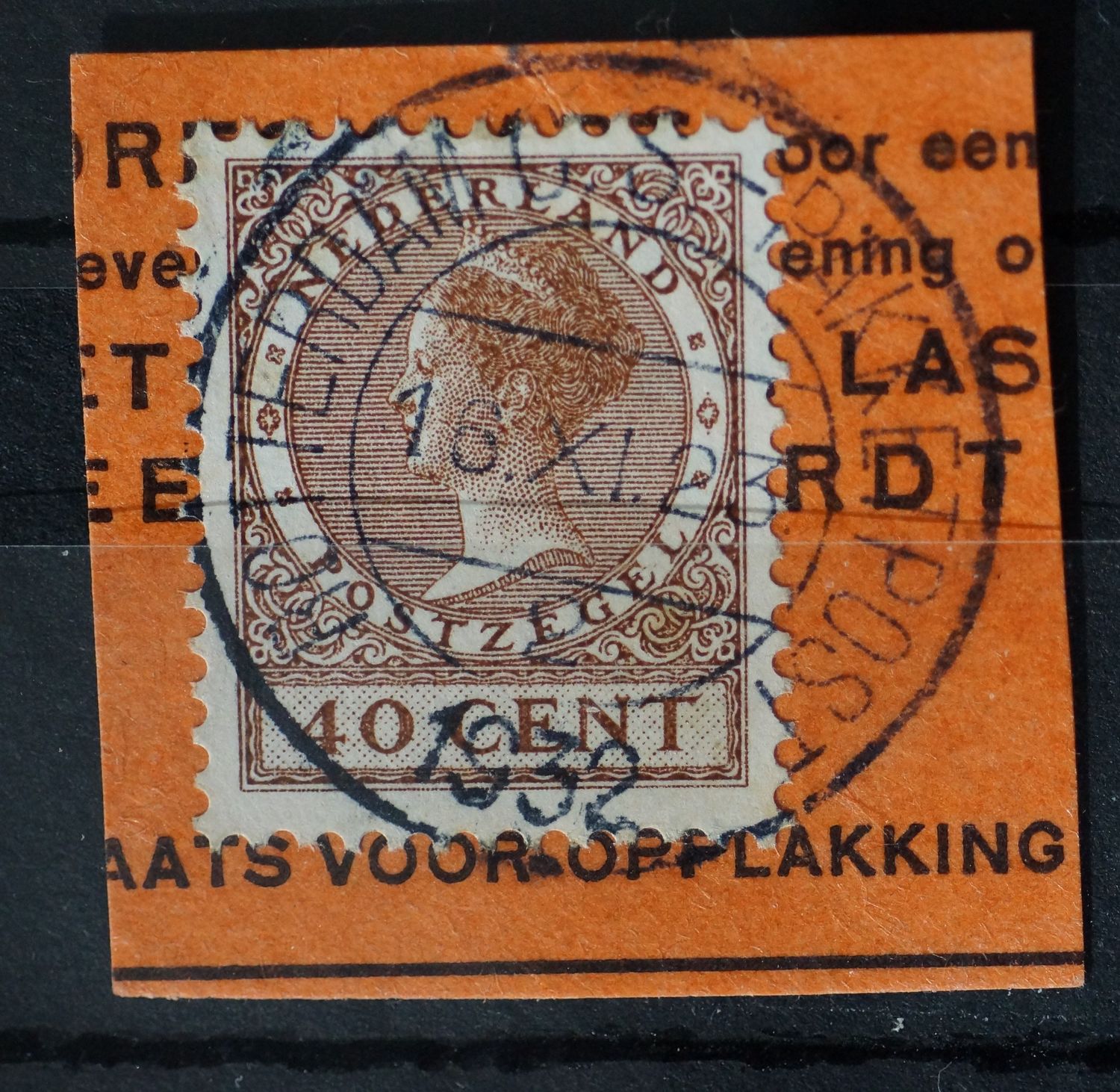 Rotterdam C.S. - Pakketpost 2 op NVPH 196