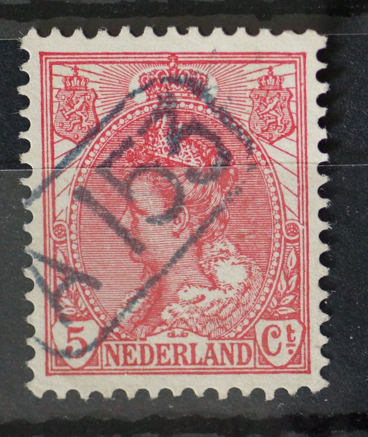 Bestellerstempel A 153 op NVPH 60