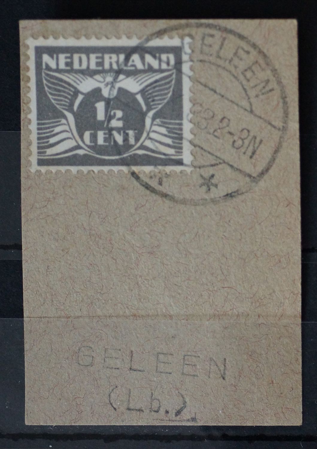 Geleen op NVPH 169 tevens kantoornaamstempel Geleen (Lb.)