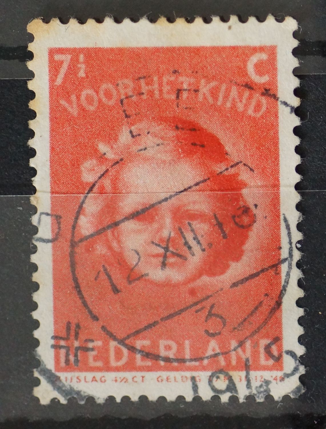 Geleen 3 op NVPH 447 - open 4 van 1945