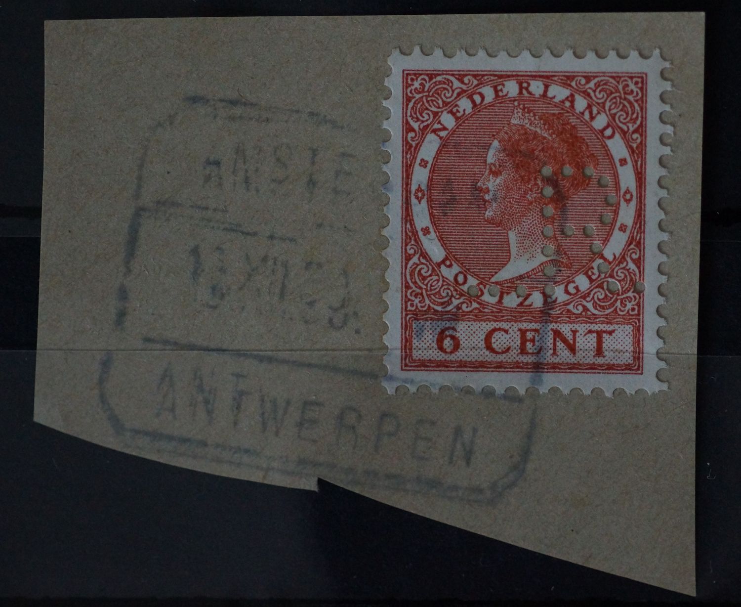 Amsterdam - Antwerpen VIII op NVPH 178
