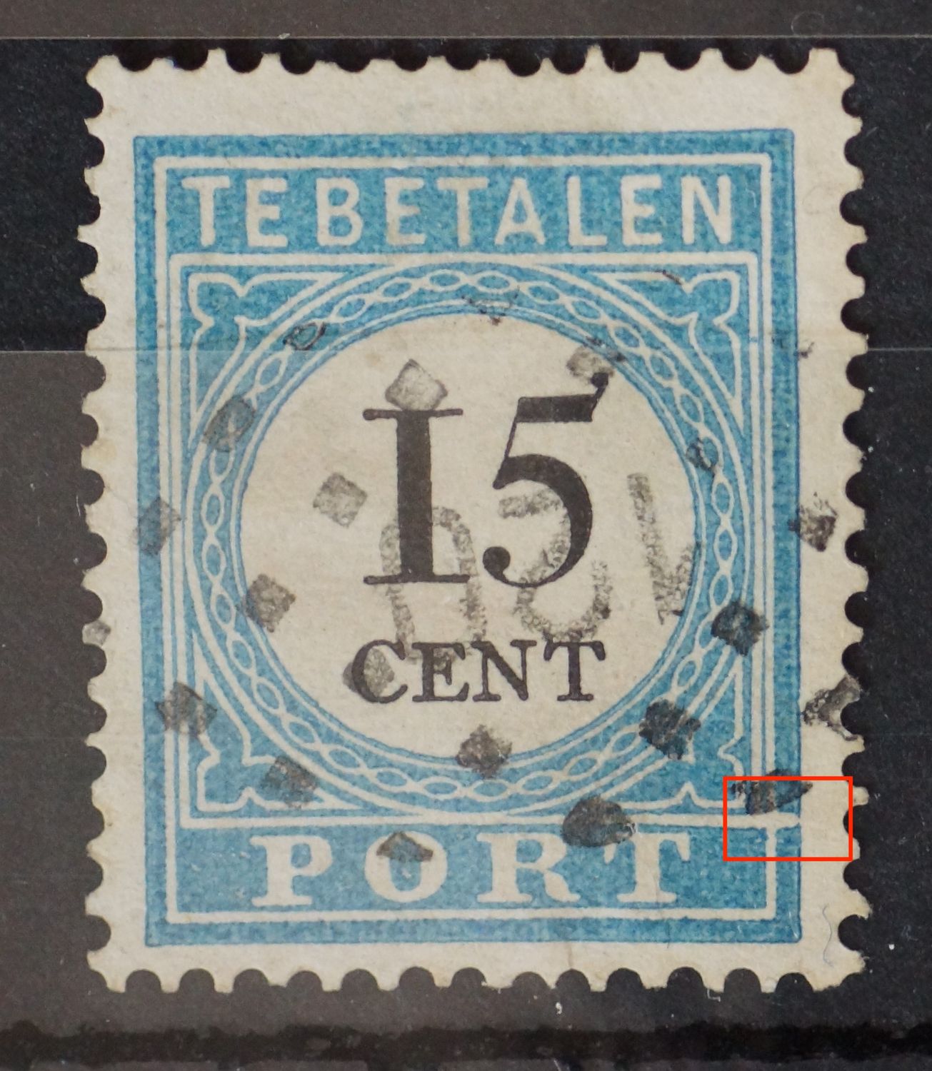 120 (Weesp) op NVPH P19 - plaatfout P9fdA 120 (Weesp) op NVPH P19 - plaatfout P9fdA