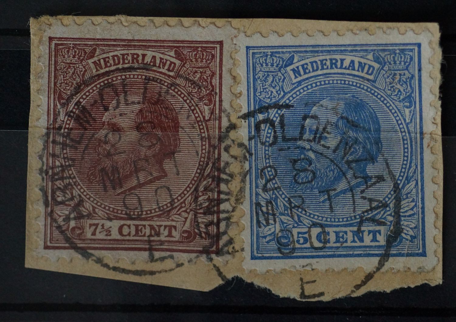 Arnhem-Oldenzaal E op NVPH 19 en 20 Arnhem-Oldenzaal E op NVPH 19 en 20