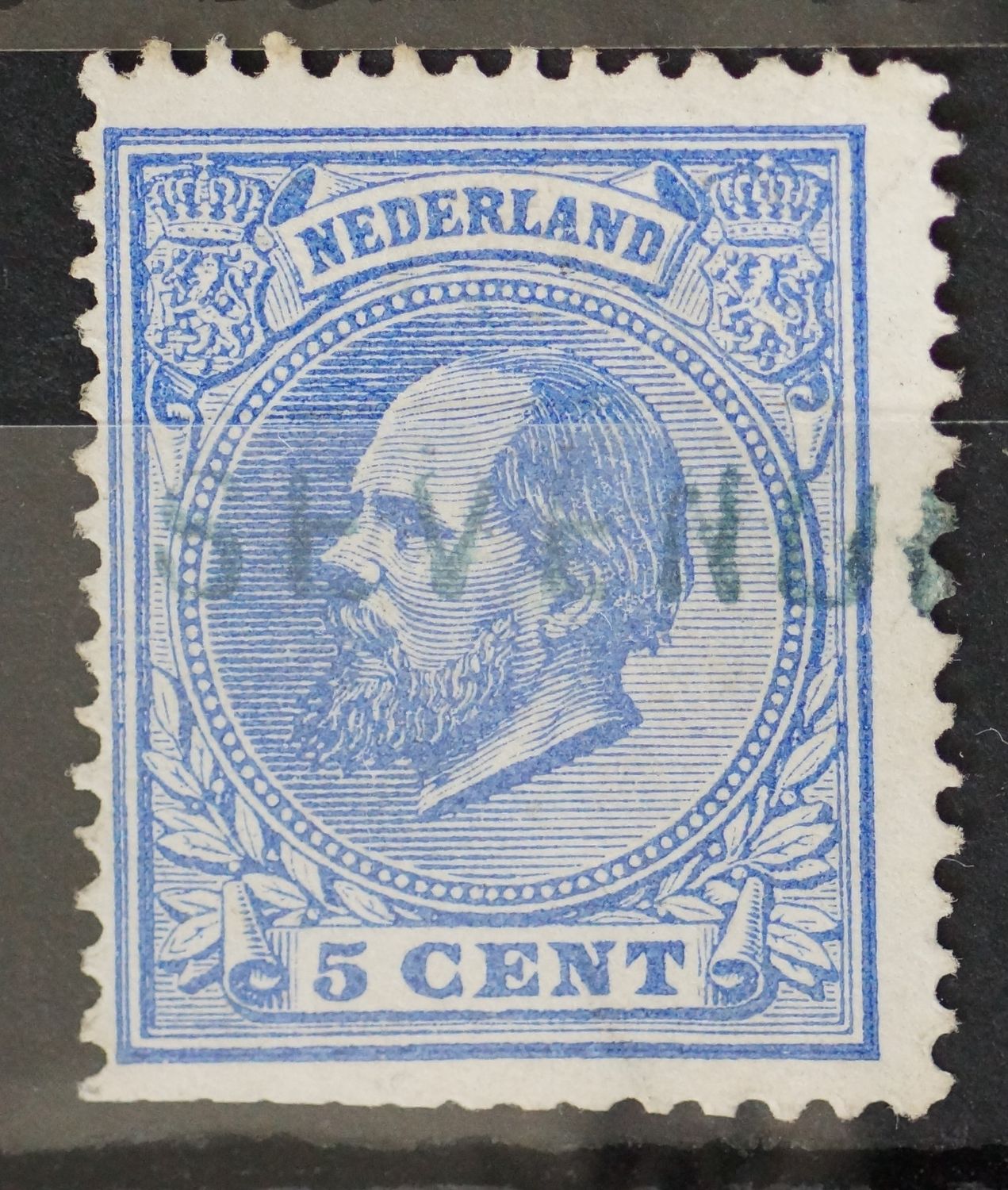 Sevenum (blauwgroen) op NVPH 19