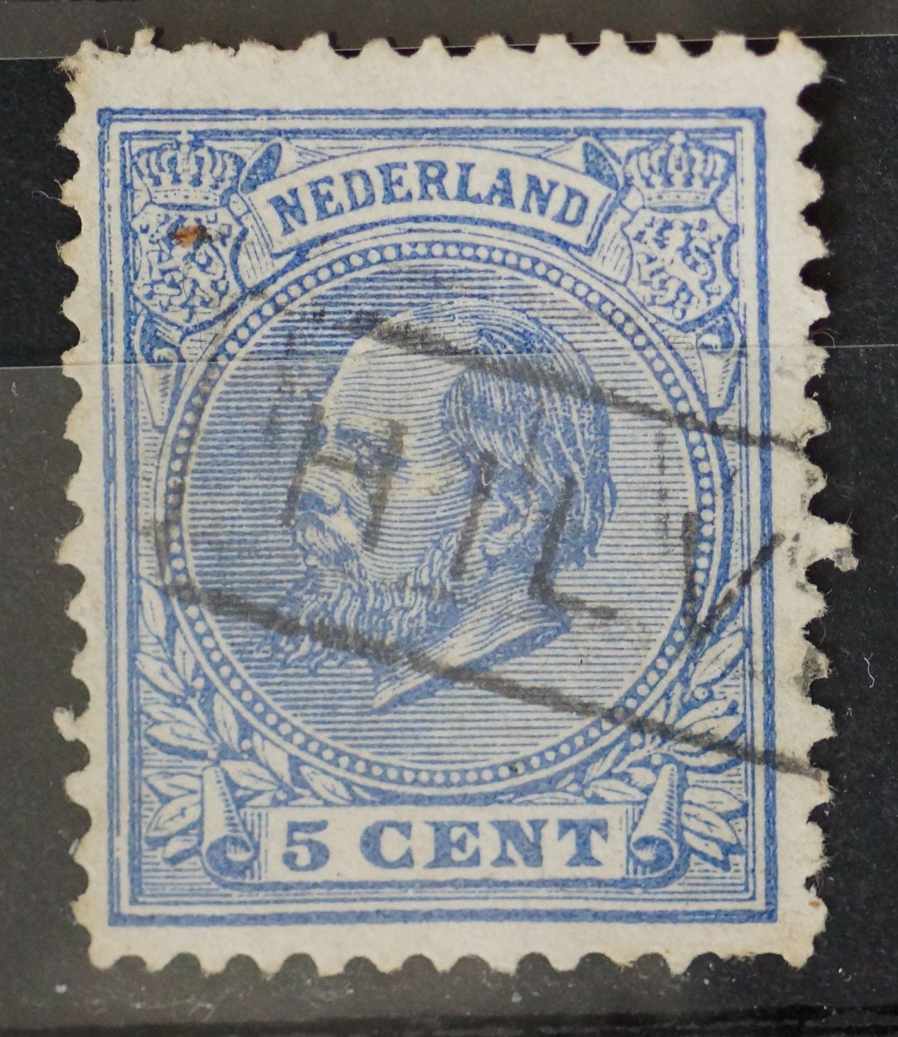 Haltestempel Hilversum op NVPH 19