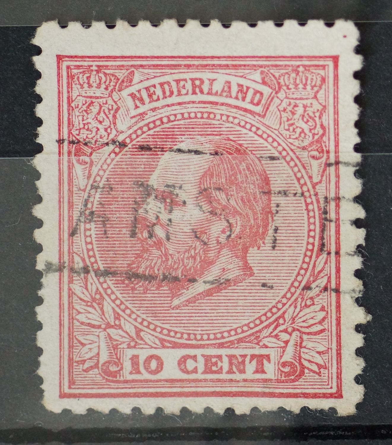 Haltestempel Amsterdam op NVPH 21