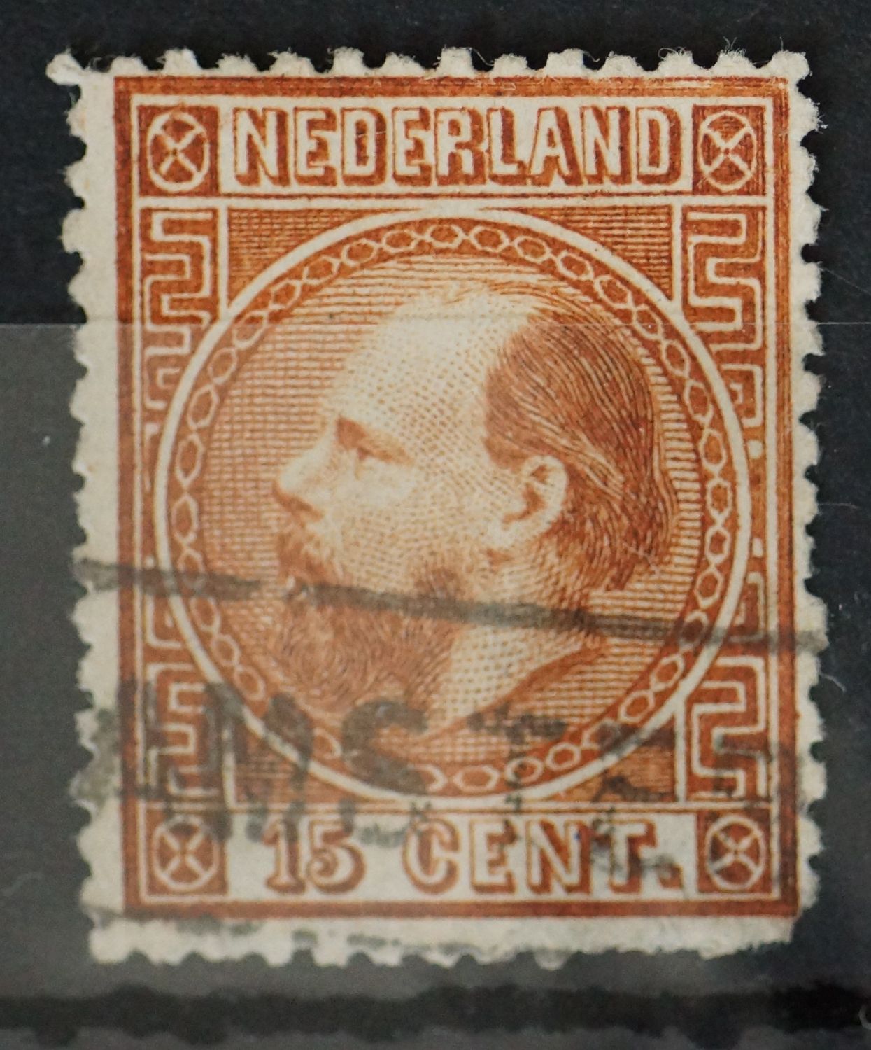 Haltestempel Amsterdam op NVPH 9