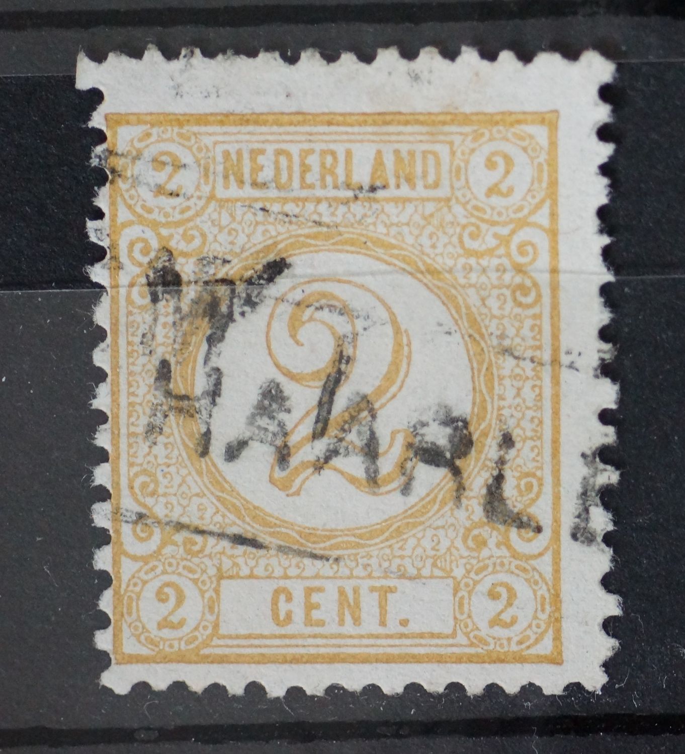 Haltestempel Haarlem op NVPH 32 Haltestempel Haarlem op NVPH 32