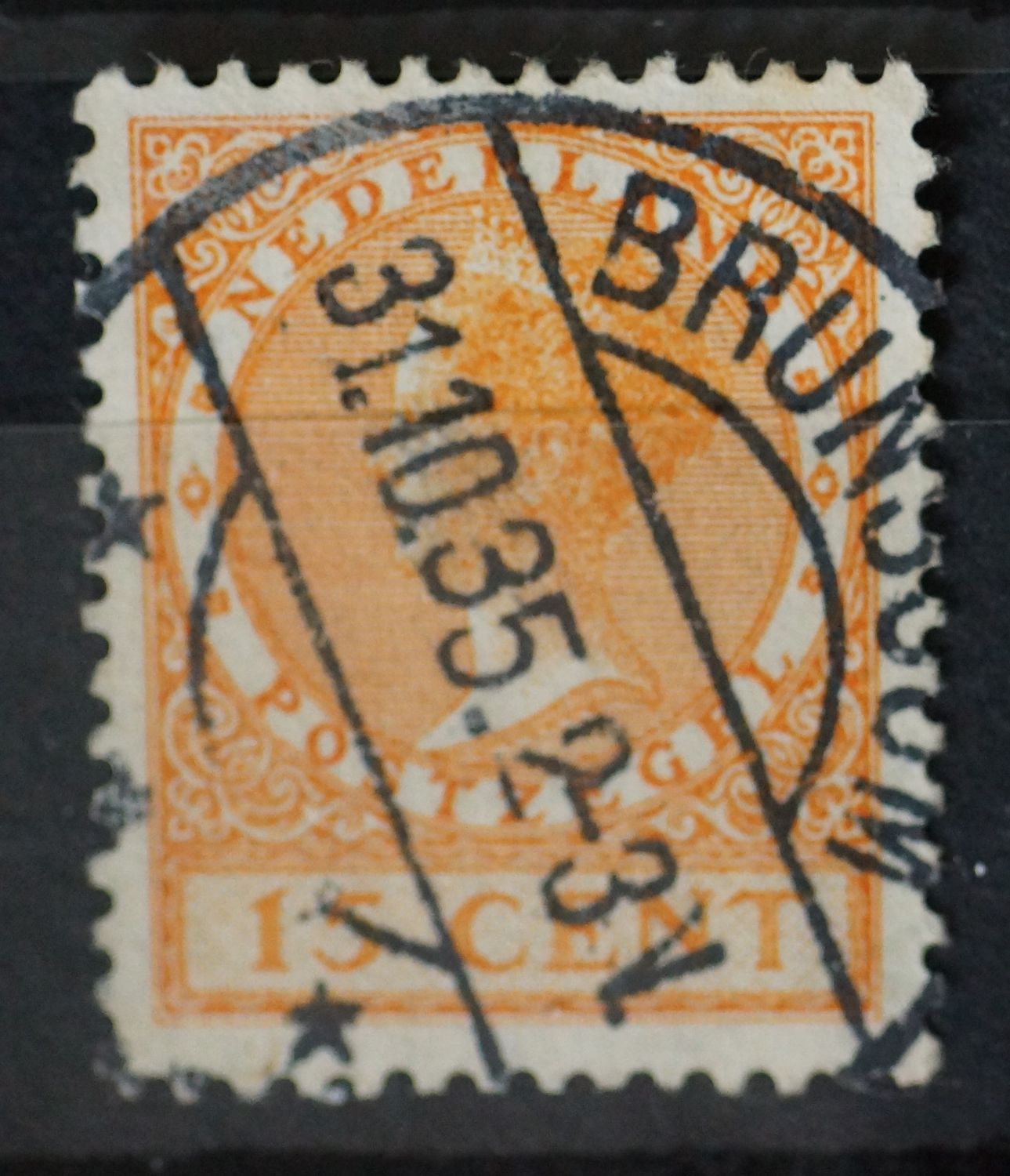 Brunssum op NVPH 187 - vrij schaars