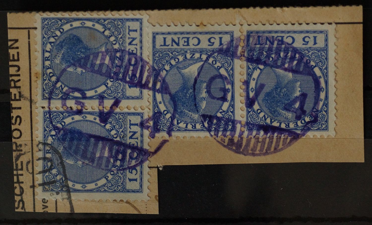 GV 4 (Pr. Hendrikplein) op NVPH 155 (2 paren) GV 4 (Pr. Hendrikplein) op NVPH 155 (2 paren)