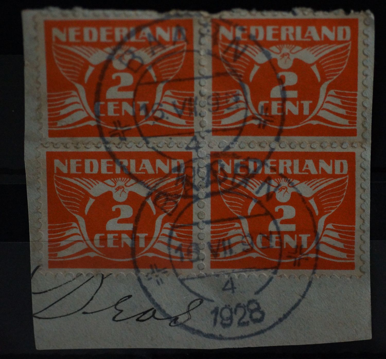 Baarn 4 op NVPH 173 (2 paren)
