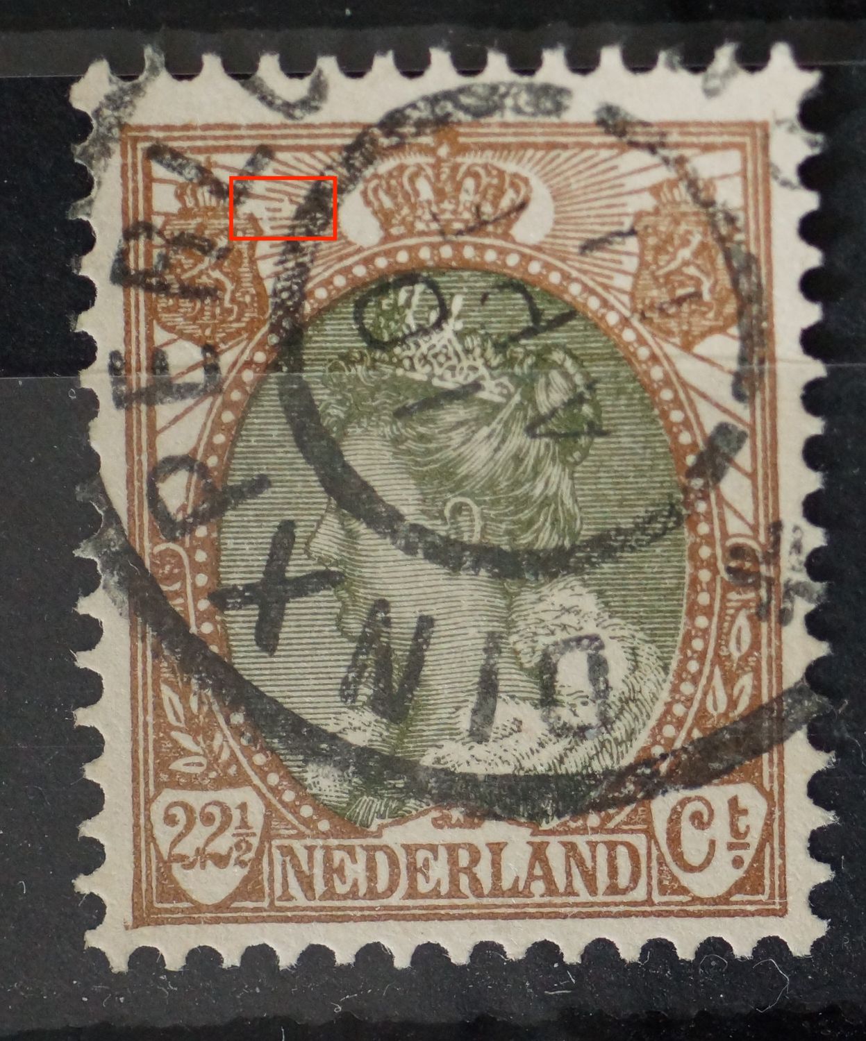 Dinxperlo op NVPH 70 - plaatfout Dinxperlo op NVPH 70 - plaatfout