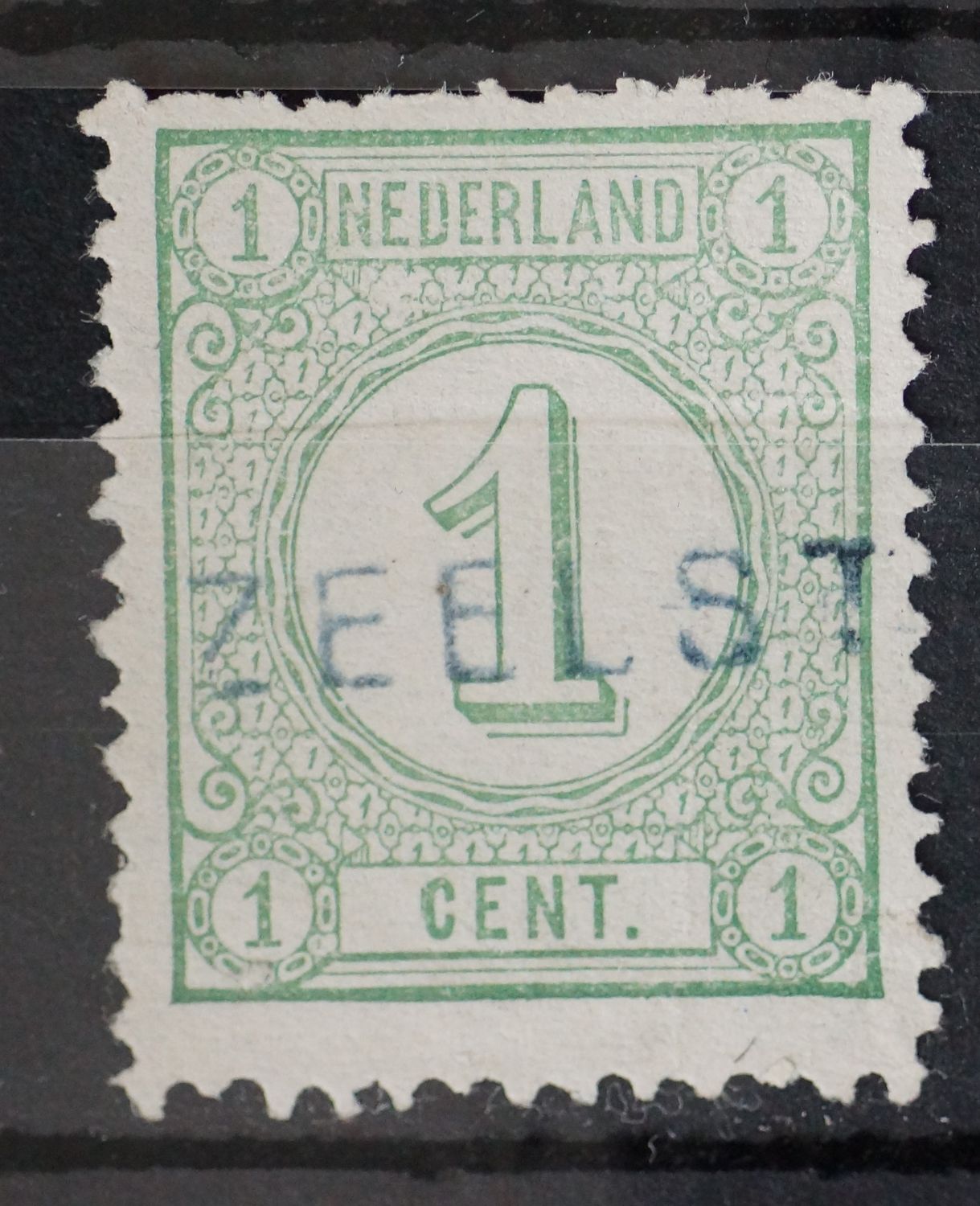 Zeelst (blauw) op NVPH 31