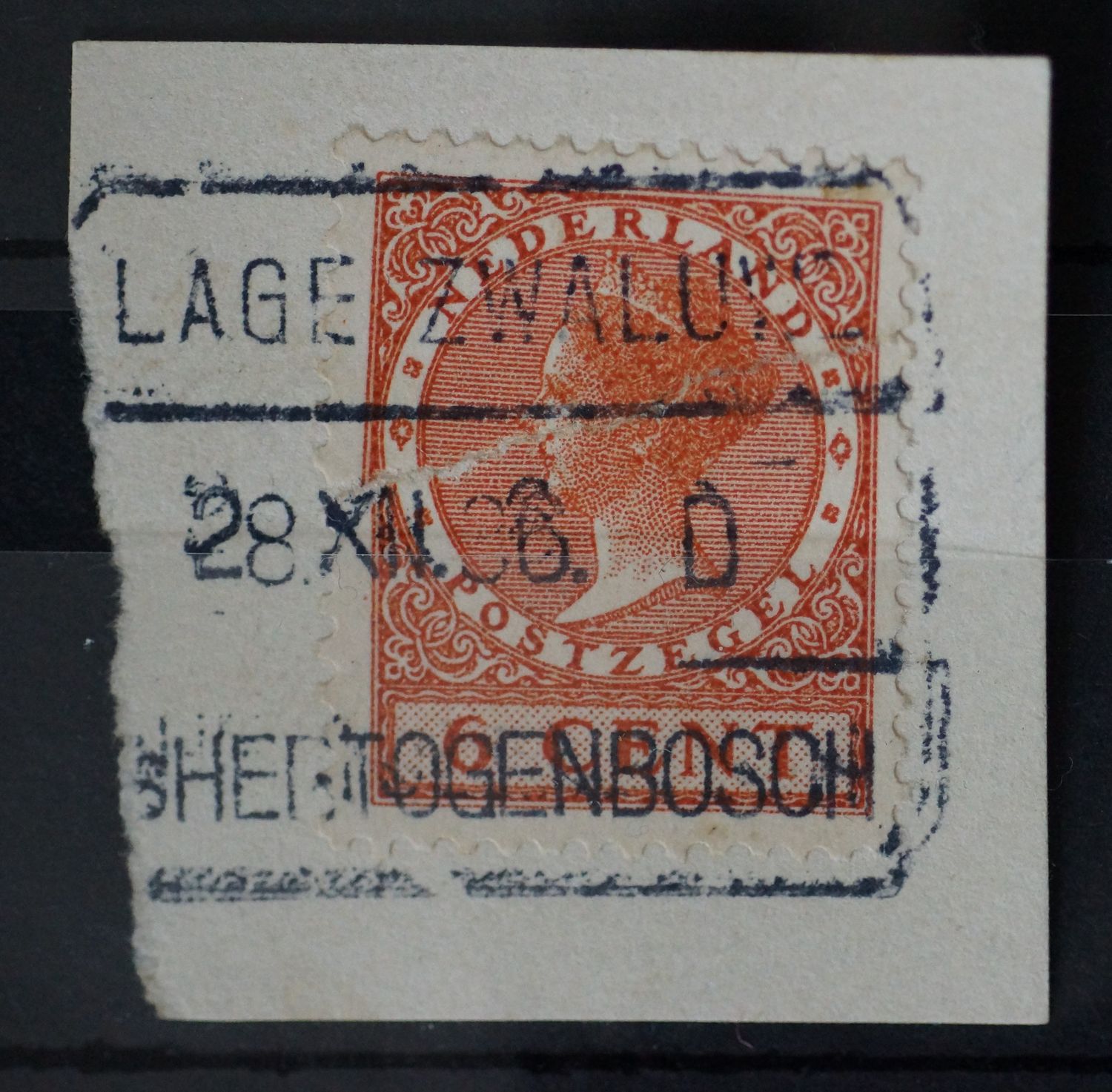 Lage Zwaluwe - sHertogenbosch D op NVPH 178 (fraai)