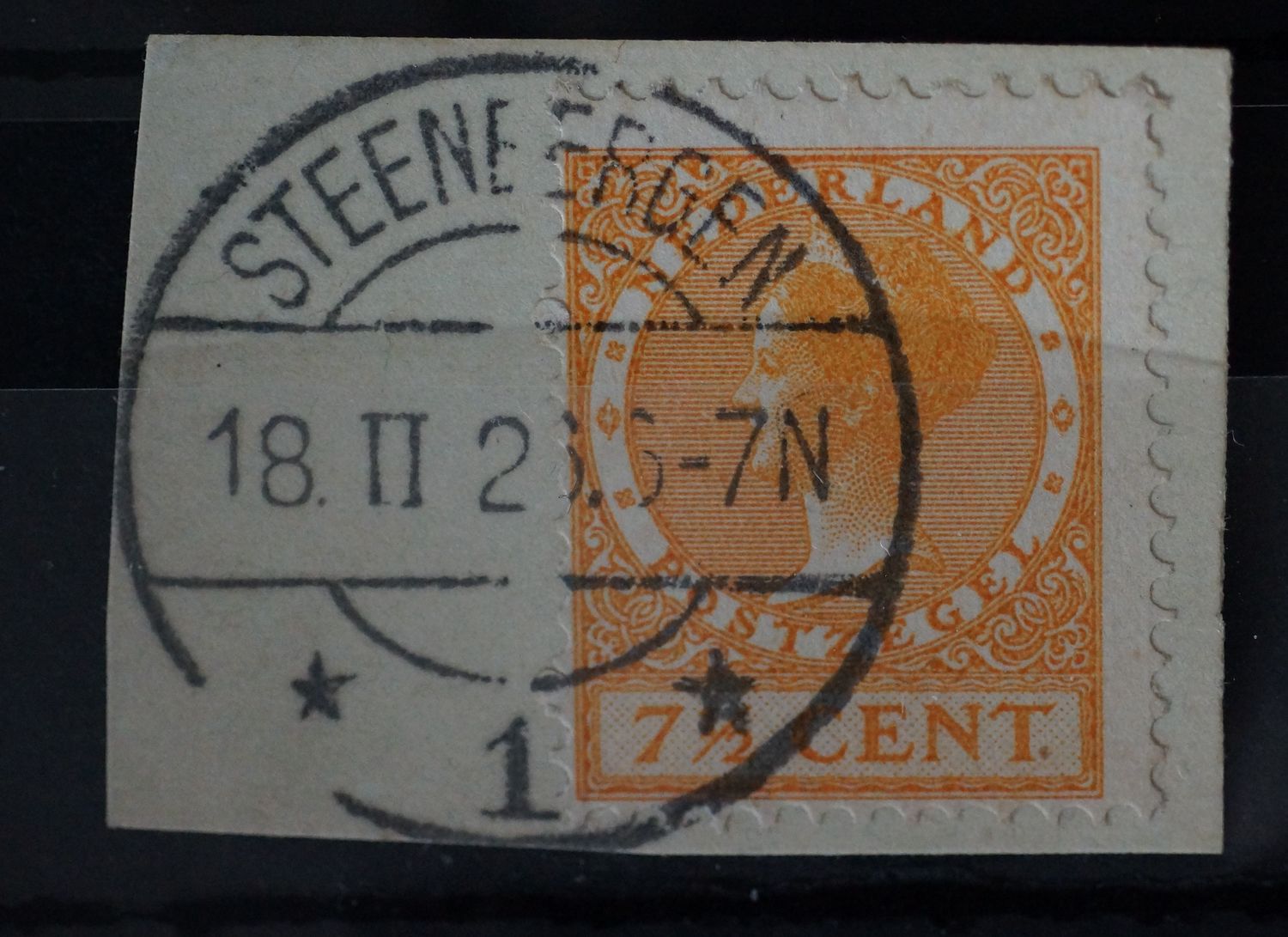 Steenbergen 1 op NVPH 151 Steenbergen 1 op NVPH 151