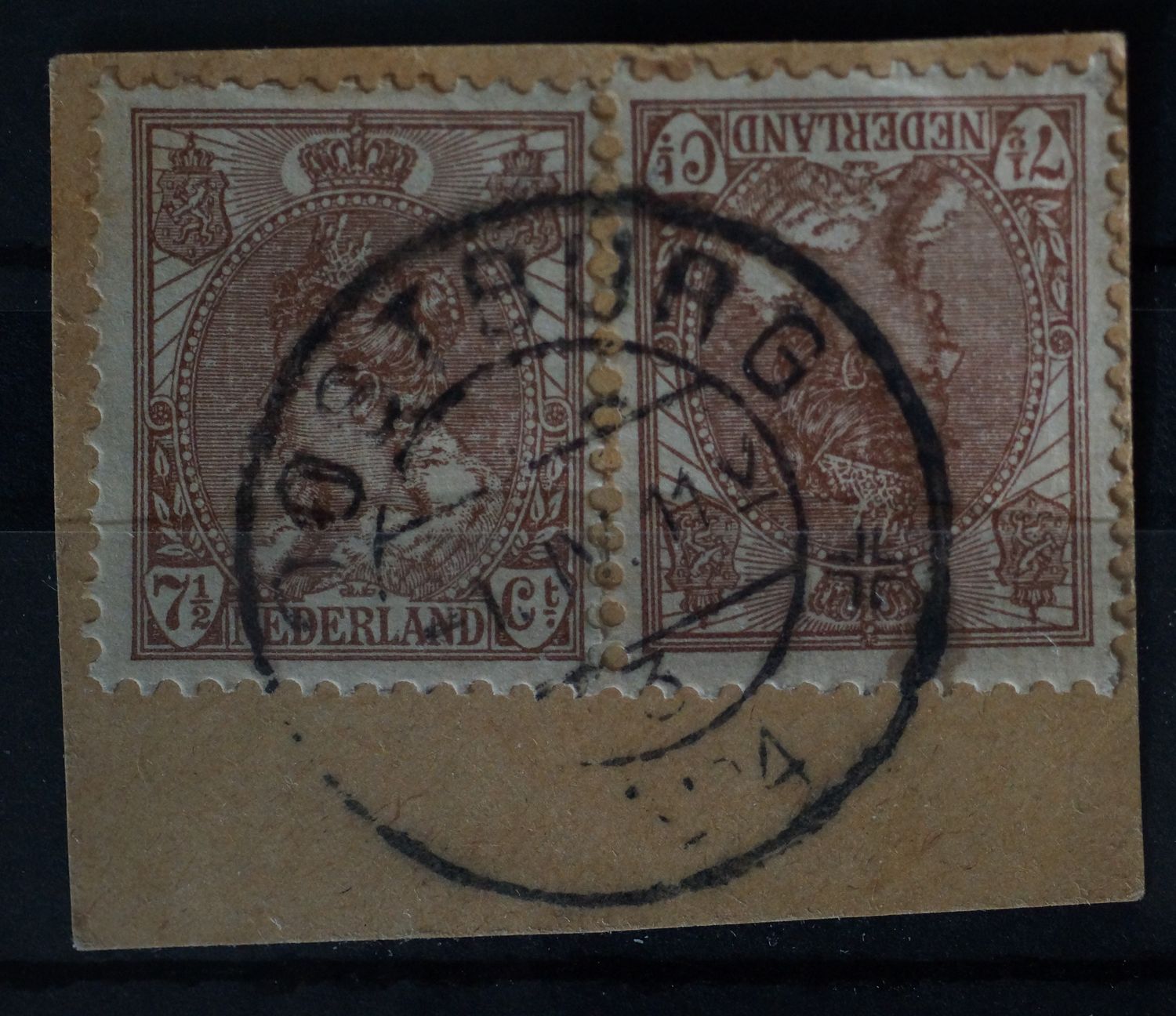 Oostburg 3 op NVPH 61 (2x)