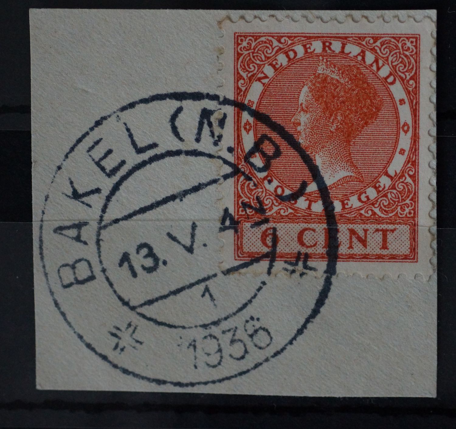 Bakel (N.B.) 1 op NVPH 178 Bakel (N.B.) 1 op NVPH 178