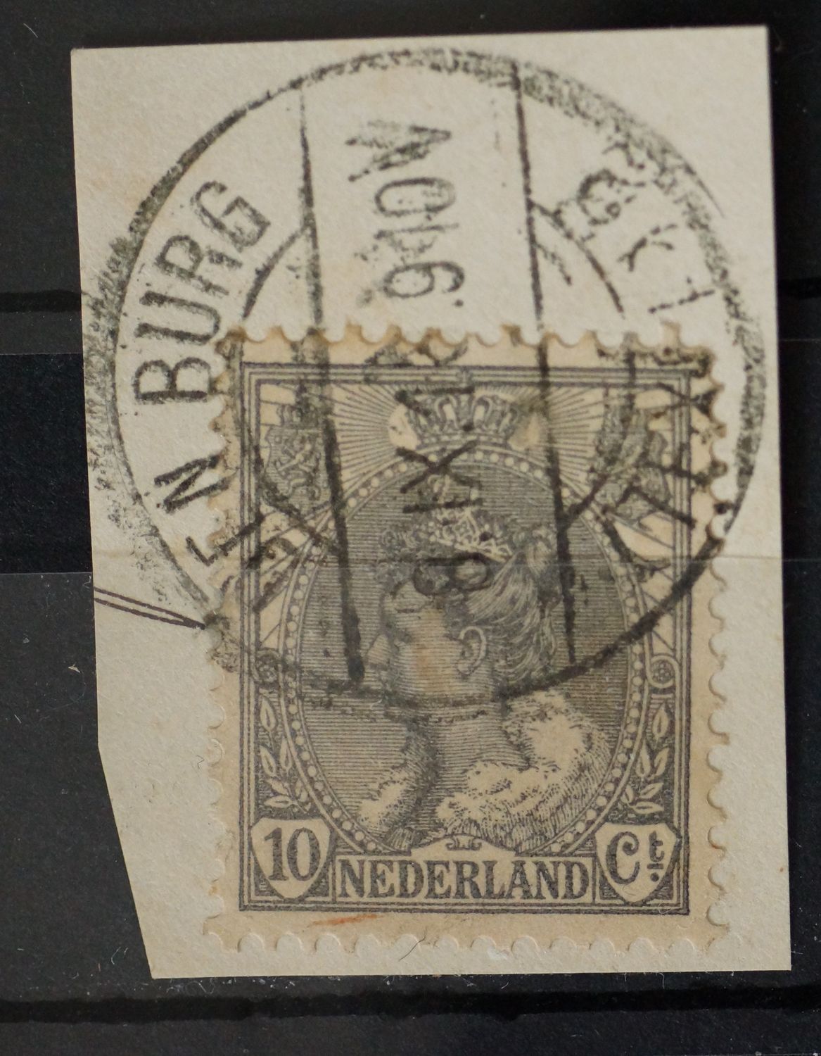 Den Burg (Texel) 2 op NVPH 62 - schaars