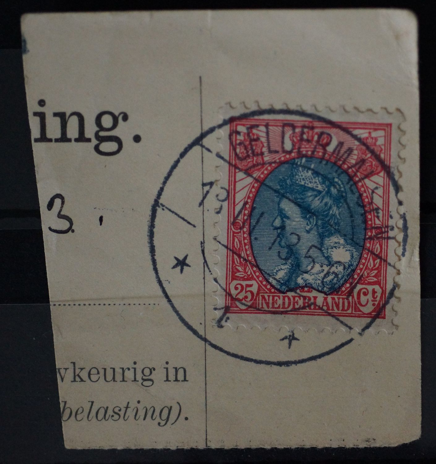 Geldermalsen 1 op NVPH 71