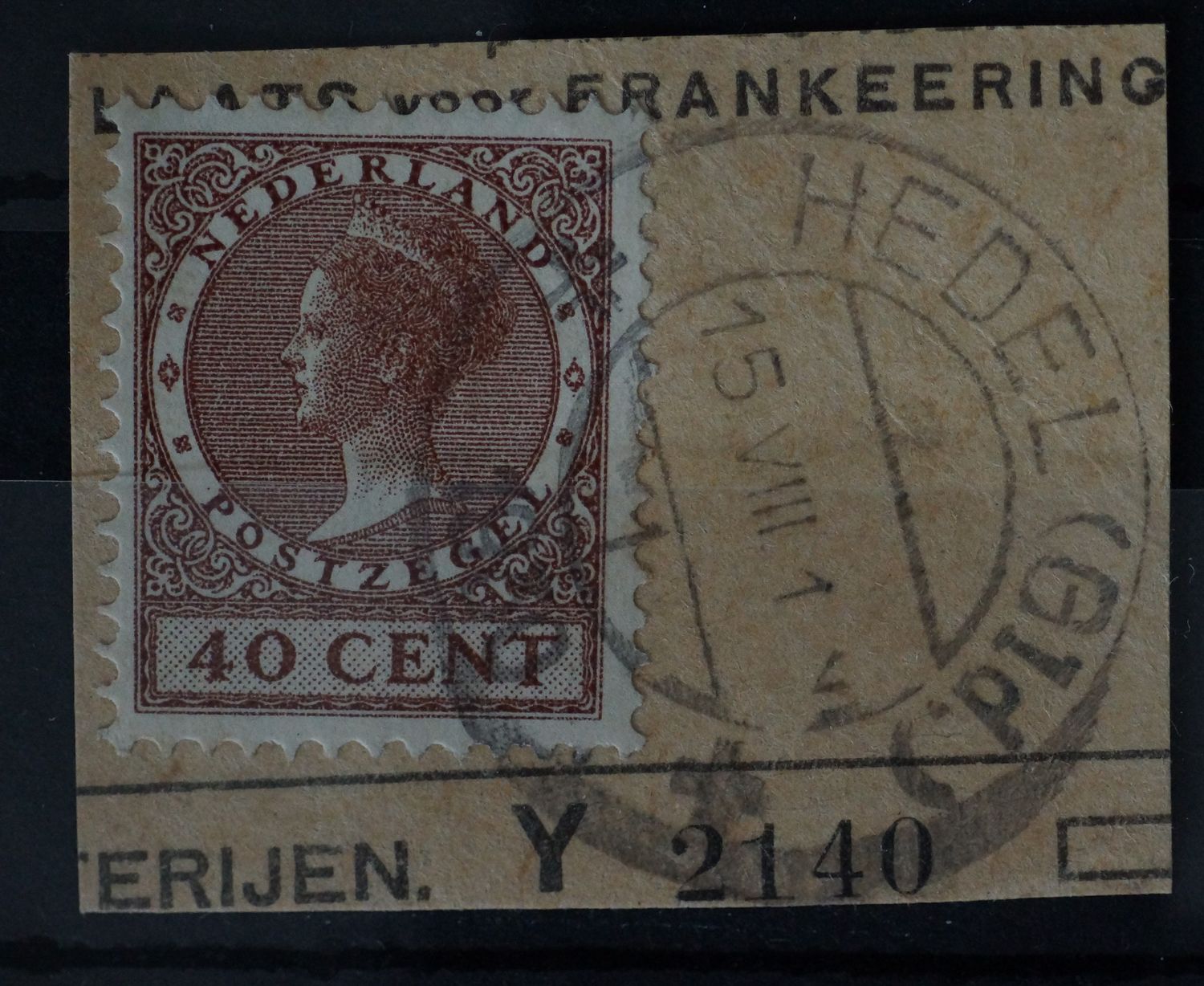 Hedel (Gld.) 1 op NVPH 196