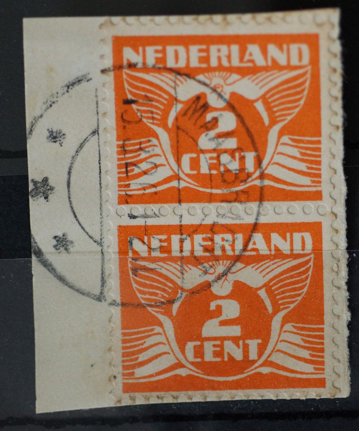 Maasbracht op NVPH 173 (paar)