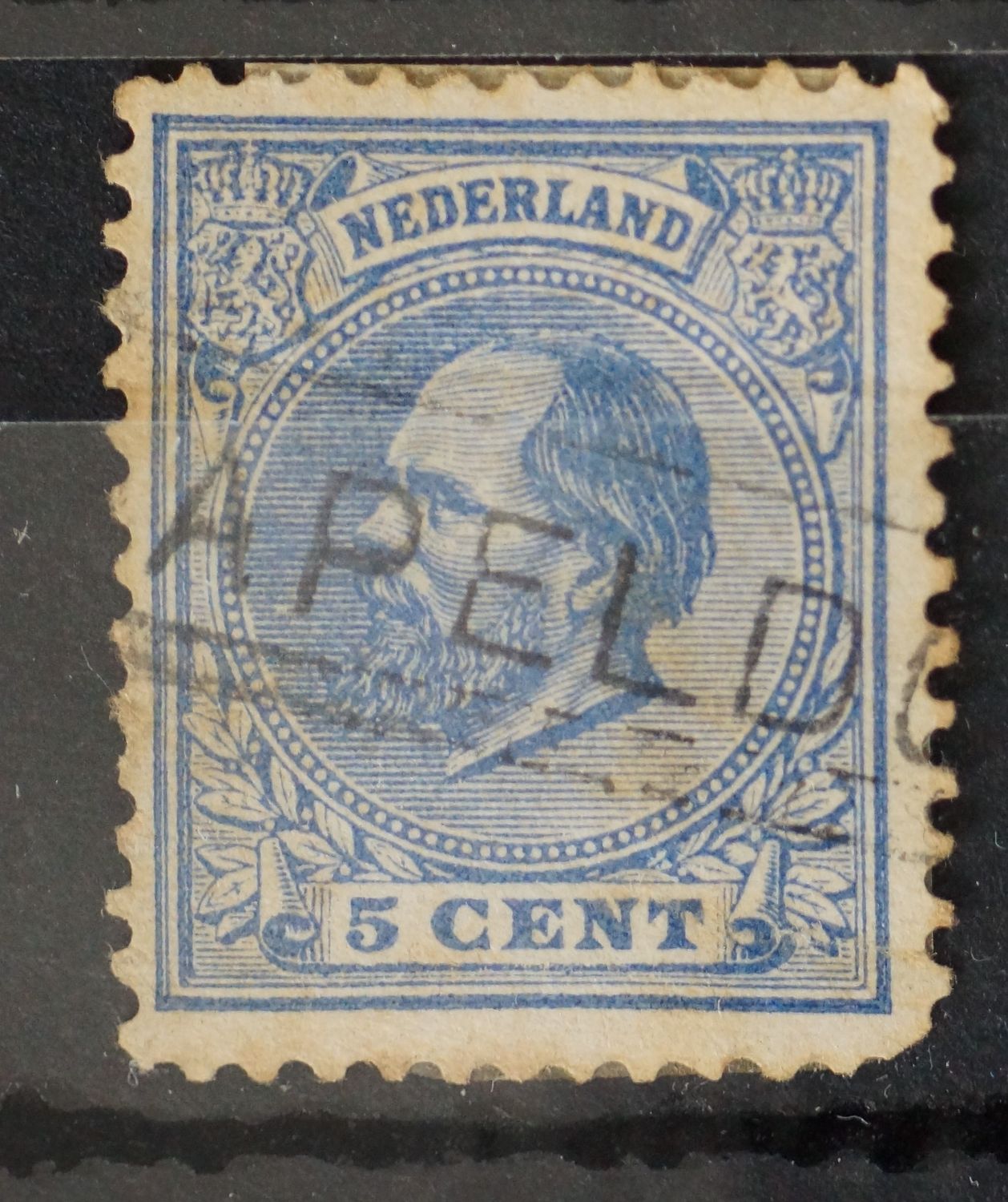 Haltestempel Apeldoorn op NVPH 19