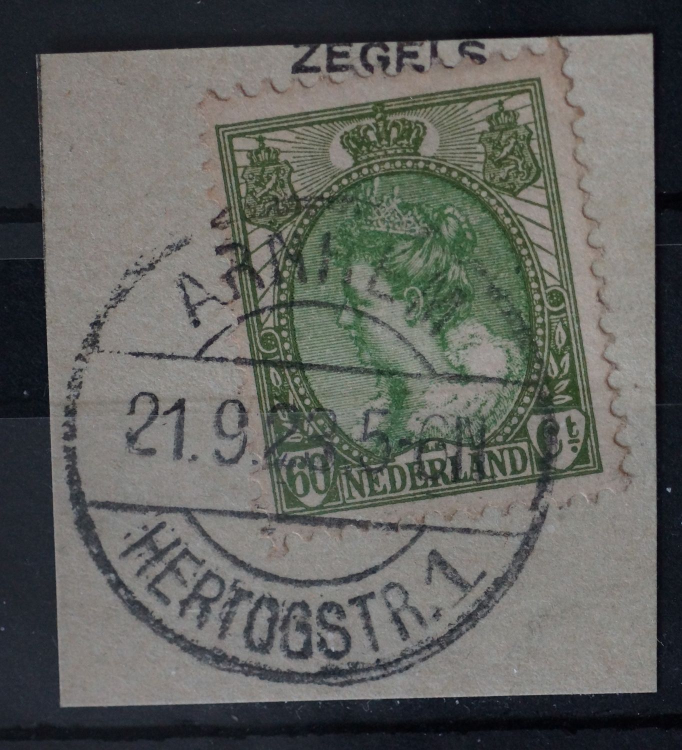 Arnhem Hertogstr. 1 op NVPH 76 - vrij schaars Arnhem Hertogstr. 1 op NVPH 76 - vrij schaars