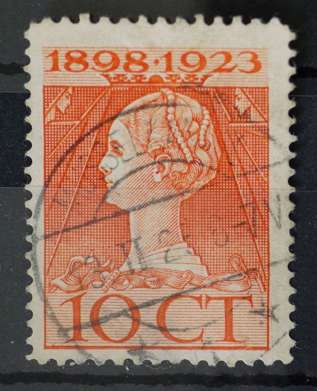 Musselkanaal 1 op NVPH 124 - plaatfout Musselkanaal 1 op NVPH 124 - plaatfout