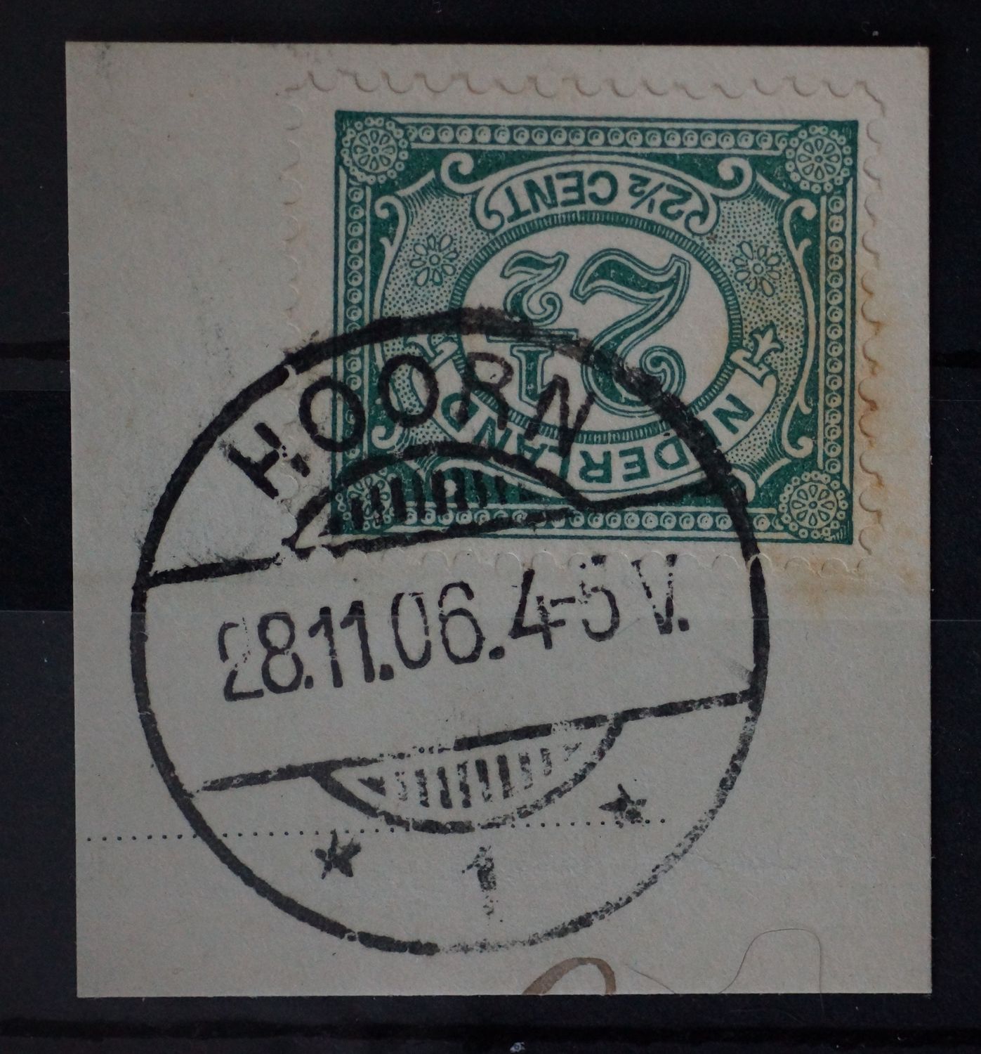 Hoorn 1 op NVPH 51 - schaars