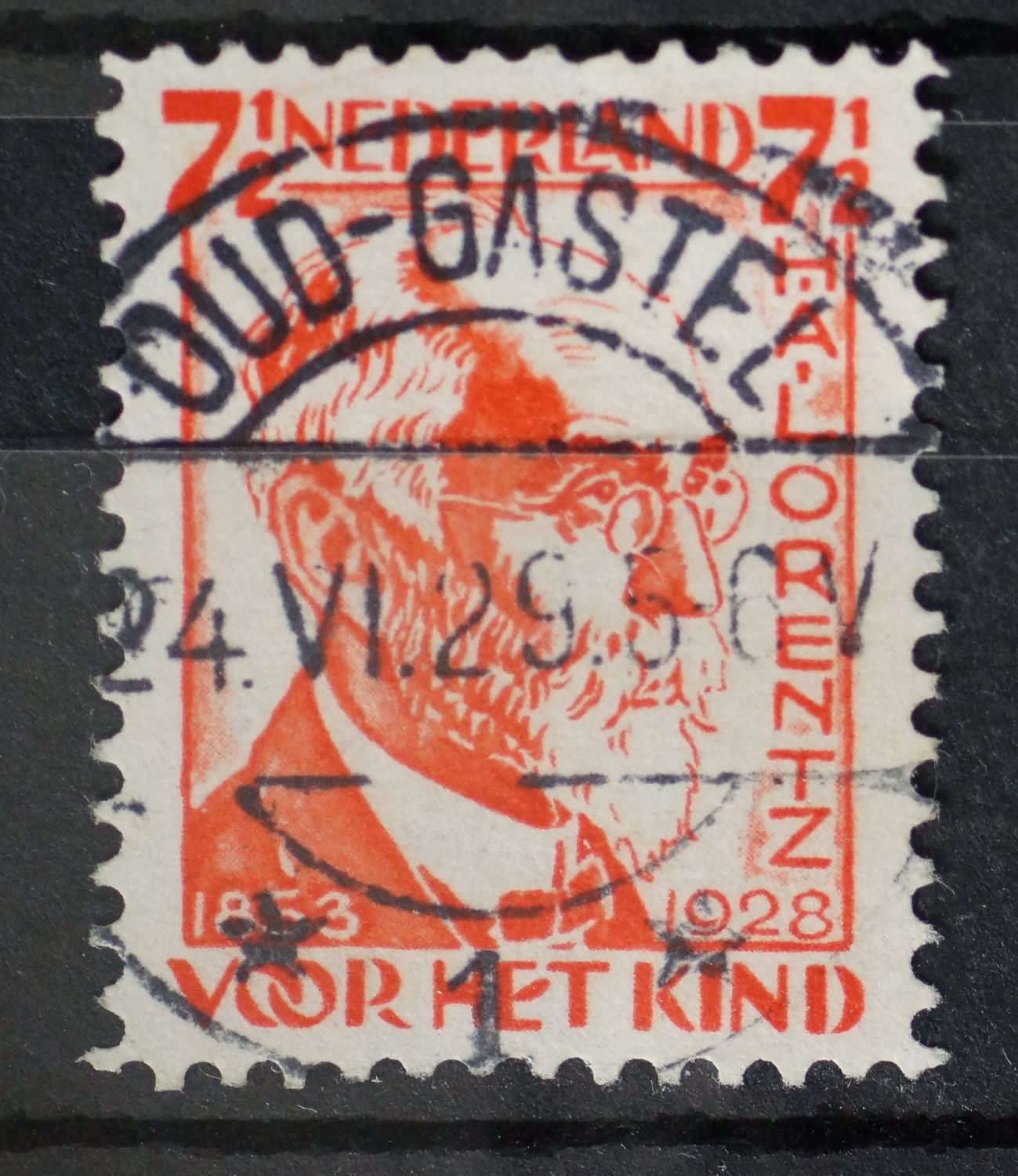 Oud-Gastel 1 op NVPH 222 Oud-Gastel 1 op NVPH 222