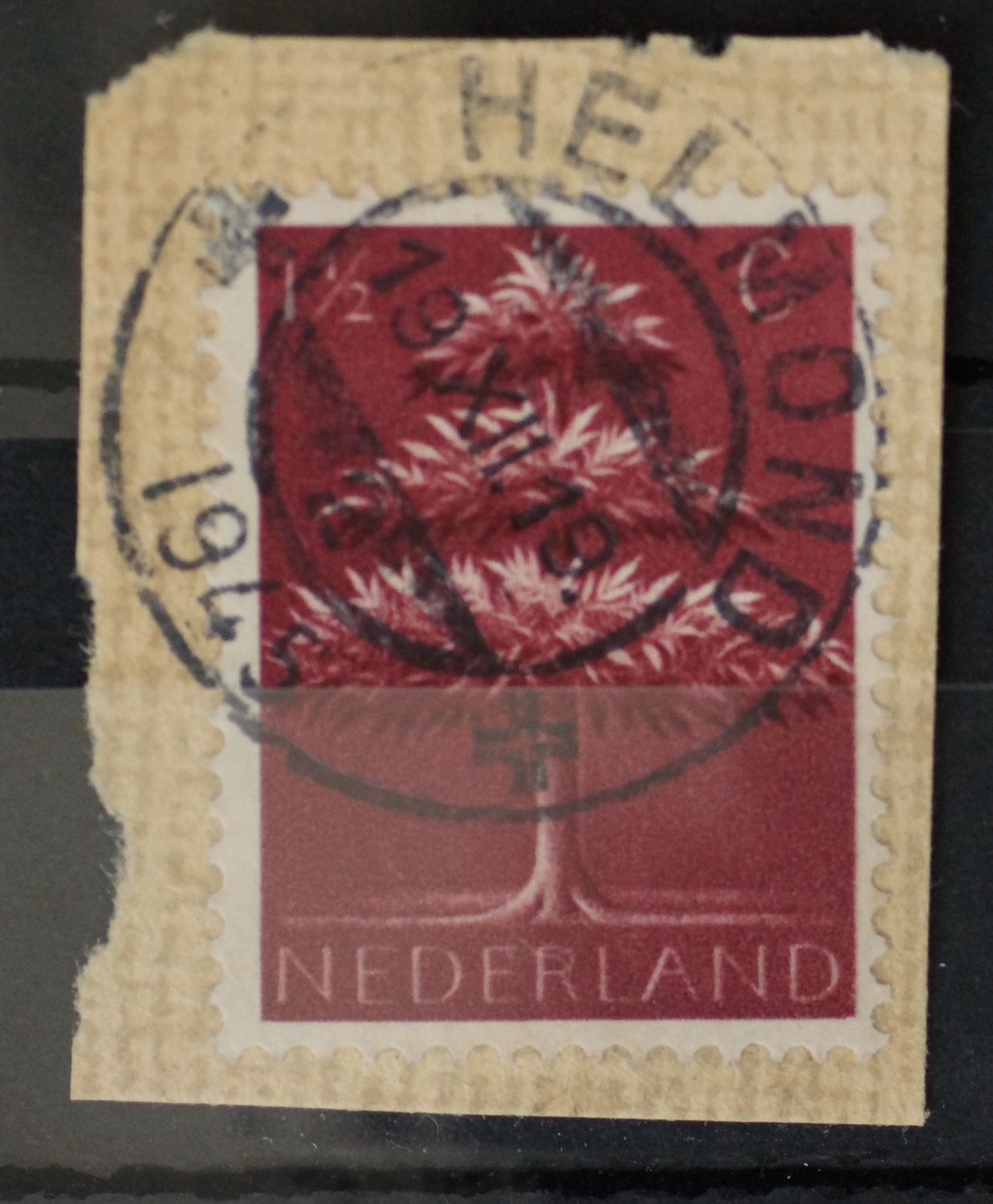 Helmond 2 op NVPH 406 - open 4 van 1945 - 19 december