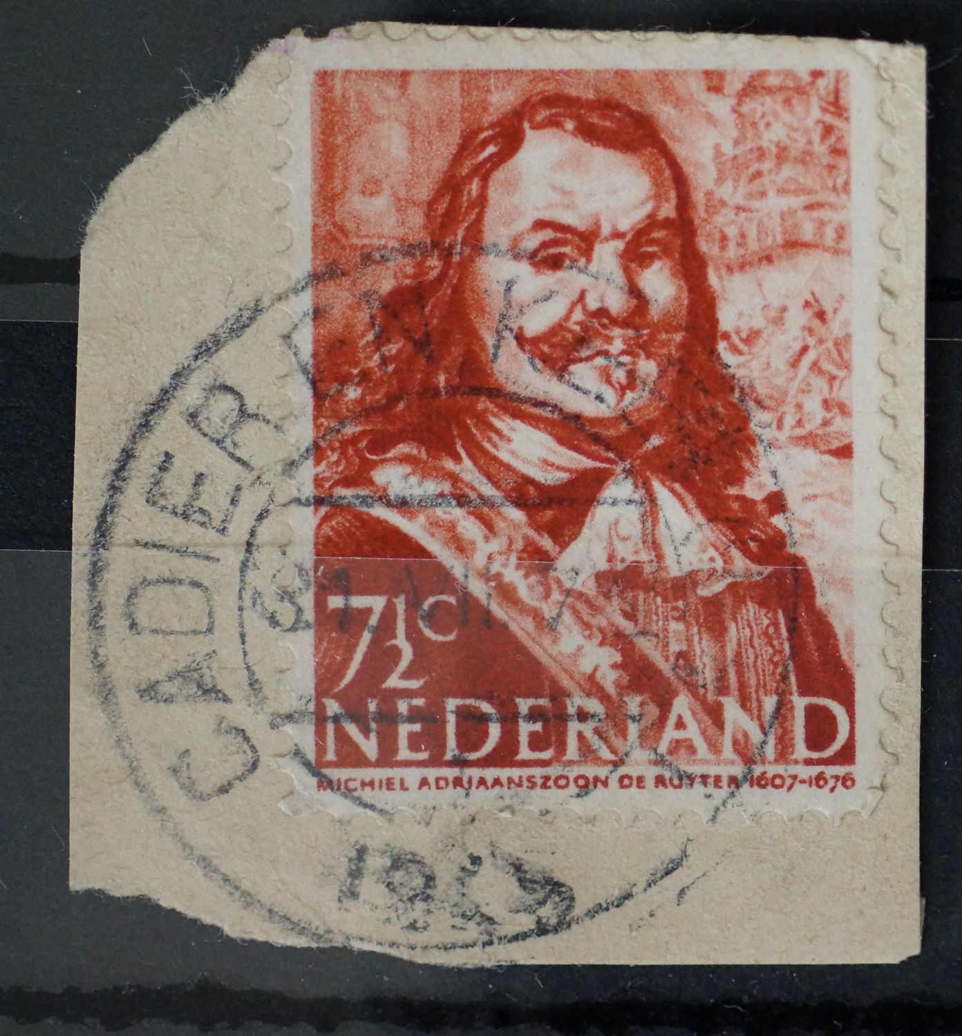 Cadier en Keer (Lb.) 1 op NVPH 412- open 4 van 1945 - schaars! Cadier en Keer (Lb.) 1 op NVPH 412- open 4 van 1945 - schaars!