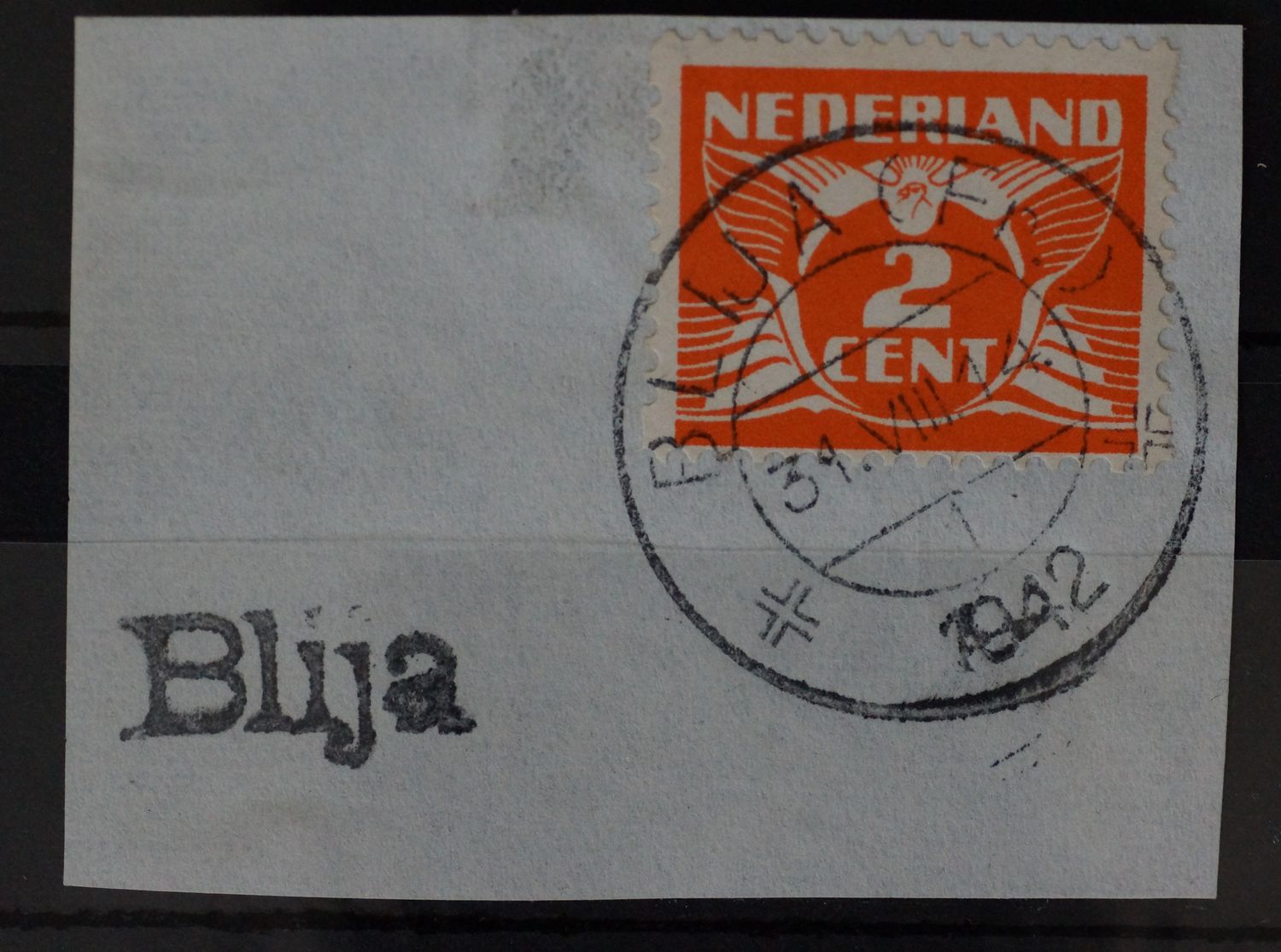 Blija (Fr.) 1 op NVPH 174 - tevens kantoornaamstempel