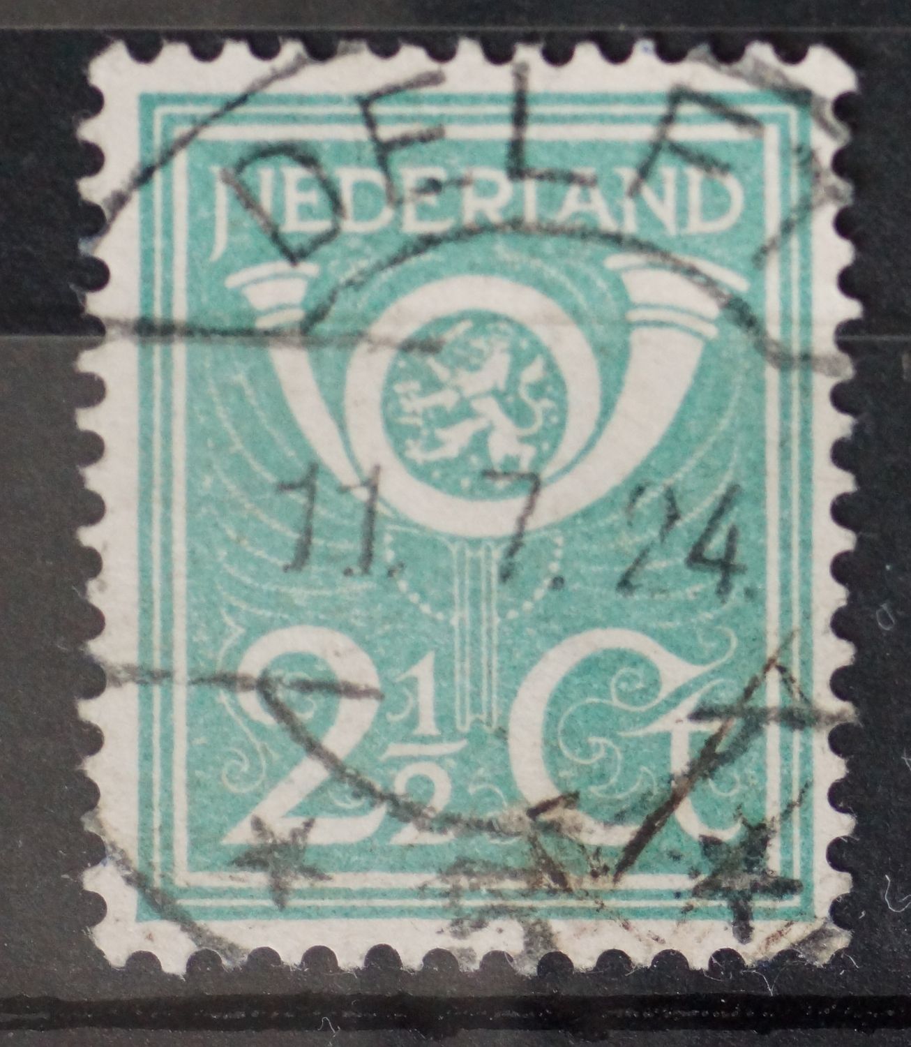 Delft 5 op NVPH 112 - zonder uuraanduiding!