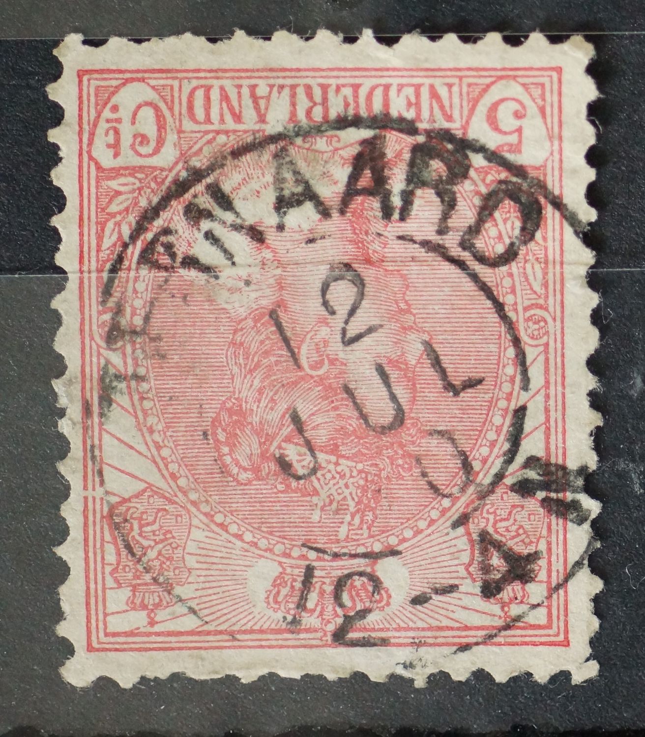 Ternaard op NVPH 60 - plaatfouten