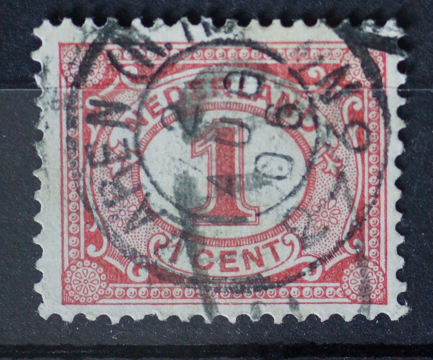 Laren (N.H.)op NVPH 51 - tevens bestellerstempel