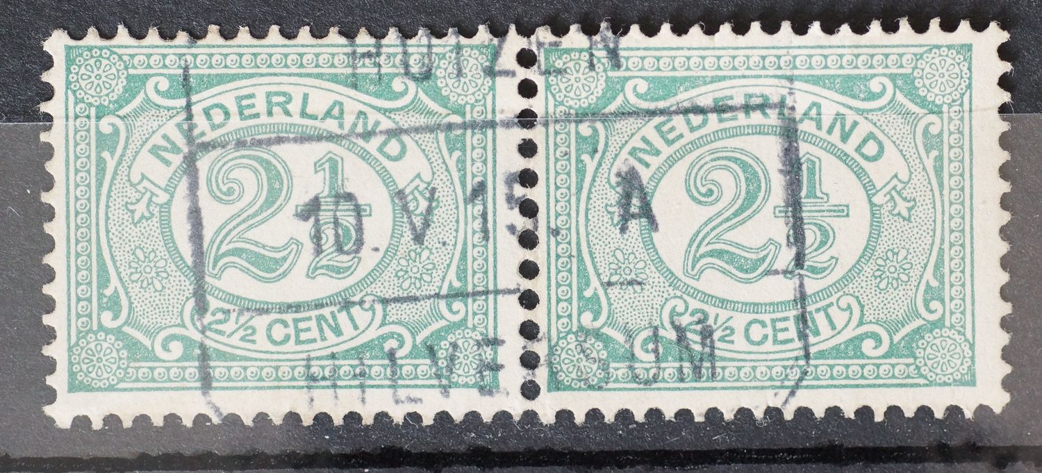 Huizen - Hilversum A op NVPH 55 (paar)