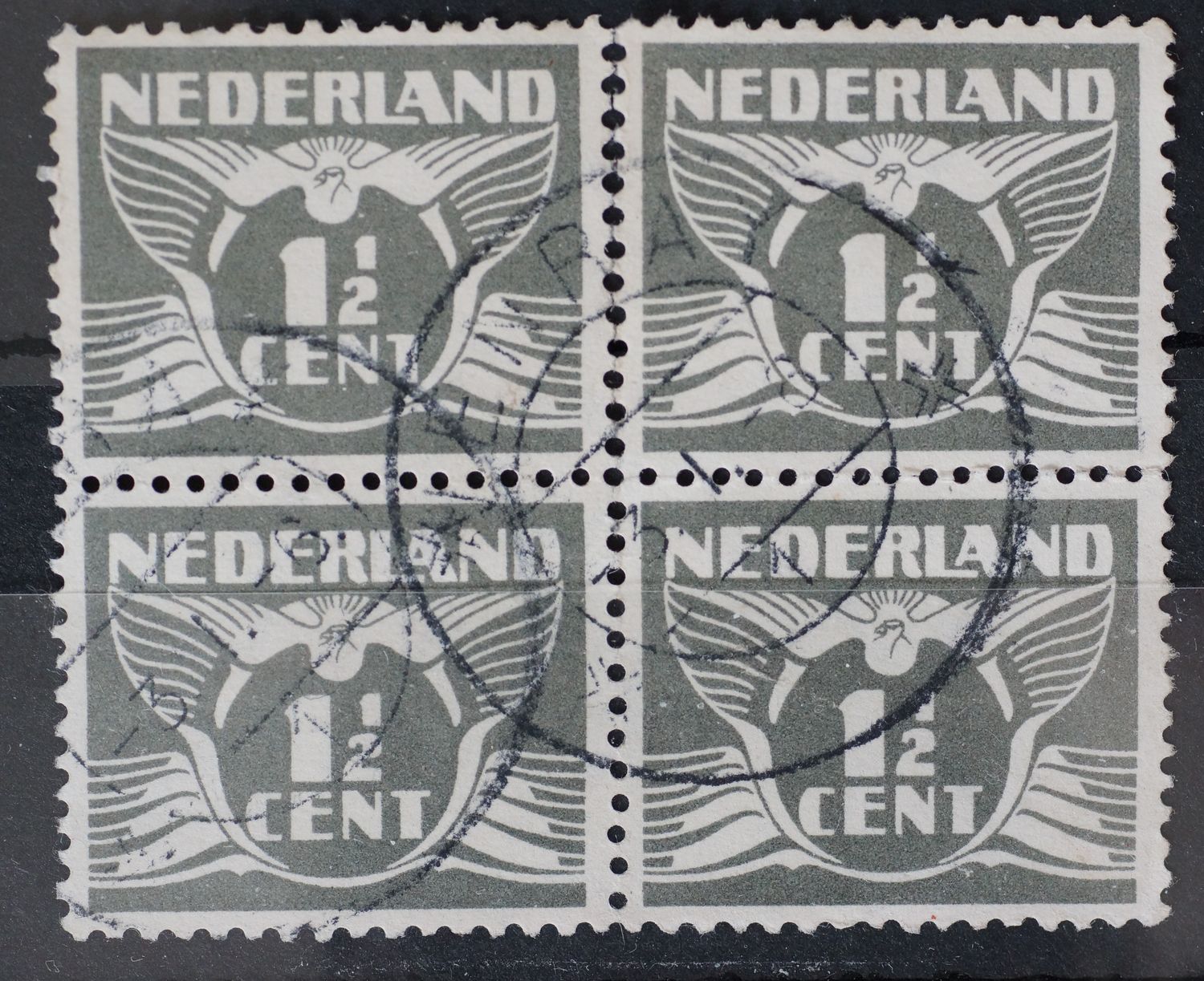 Venray 1 (zonder jaartal!) op NVPH 172 (blok)