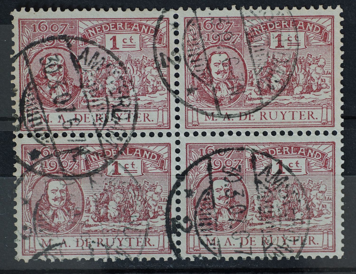 Amsterdam 2 op NVPH 88 (blok)