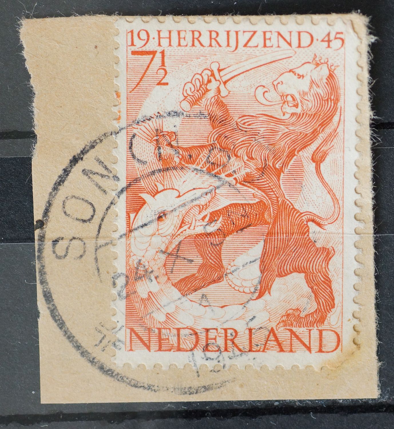 Son (N.B.) 1 op NVPH 443 - open 4 van 1945
