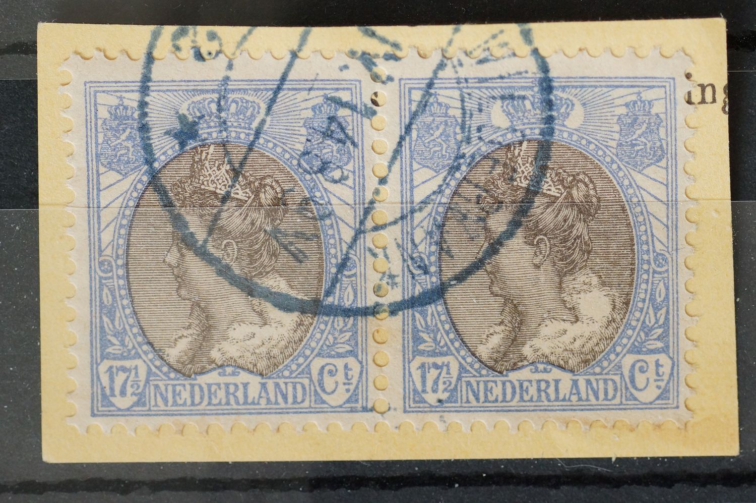 Wildervank 2 op NVPH 67 (paar) - vrij schaars