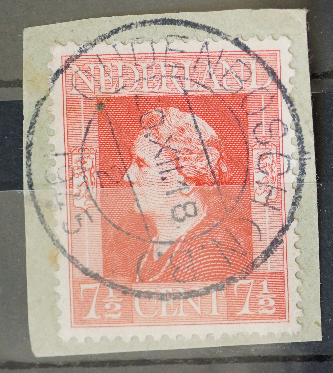 Oudenbosch (N.B.) 2 op NVPH 432 - open 4 van 1945