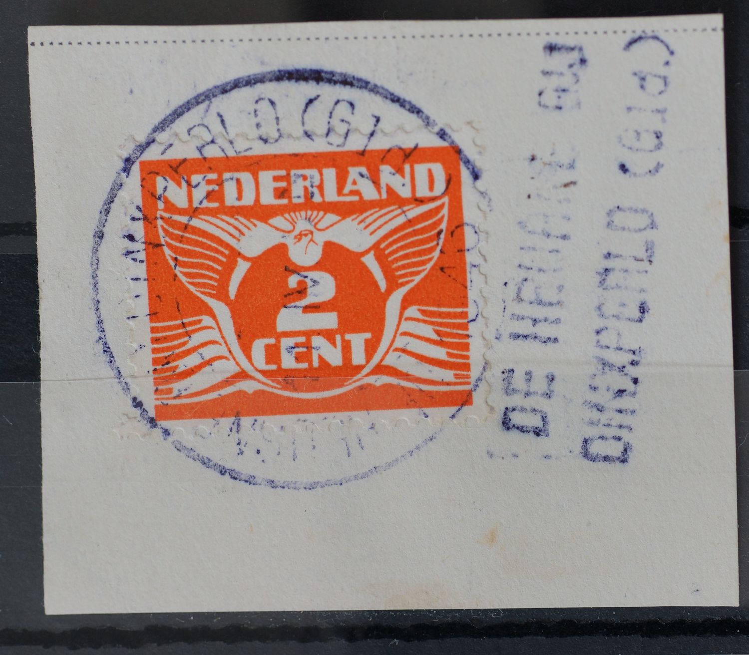 De Heurne bij Dinxperlo (Gld.) op NVPH 174 - tevens kantoornaamstempel