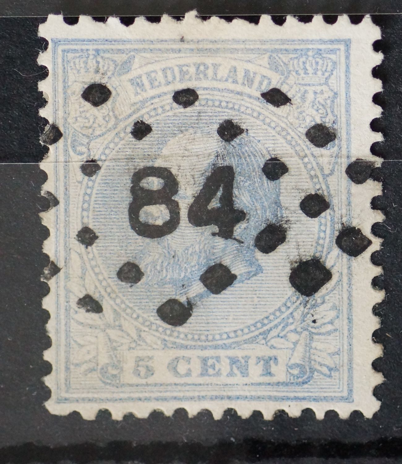 84 (Onderdendam) op NVPH 19 84 (Onderdendam) op NVPH 19