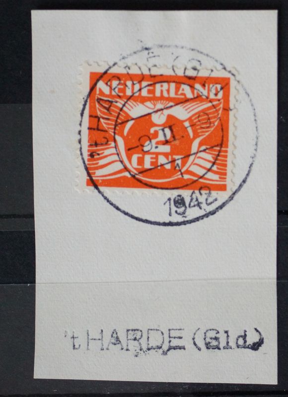 't Harde (Gld.) 1 op NVPH 174 - tevens kantoornaamstempel