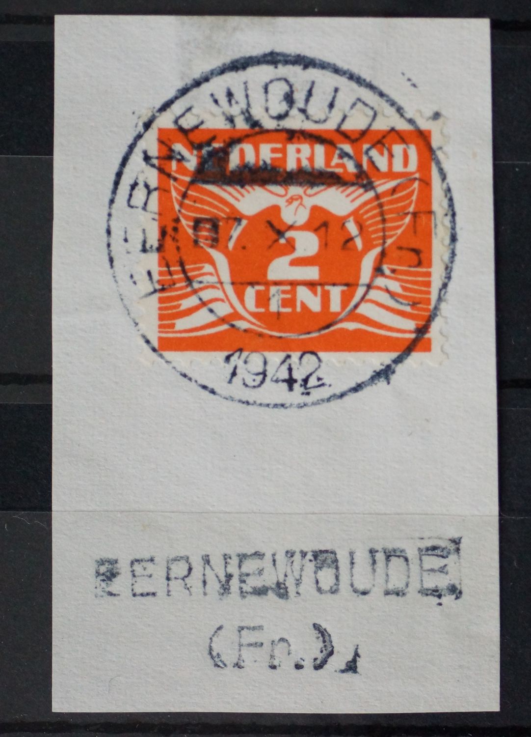 Eernewoude (Fr.) 1 op NVPH 174 - tevens kantoornaamstempel