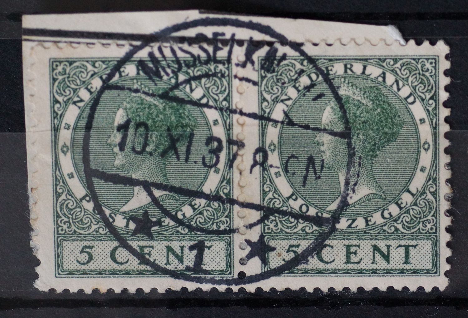 Musselkanaal 1 op NVPH 177 (paar)