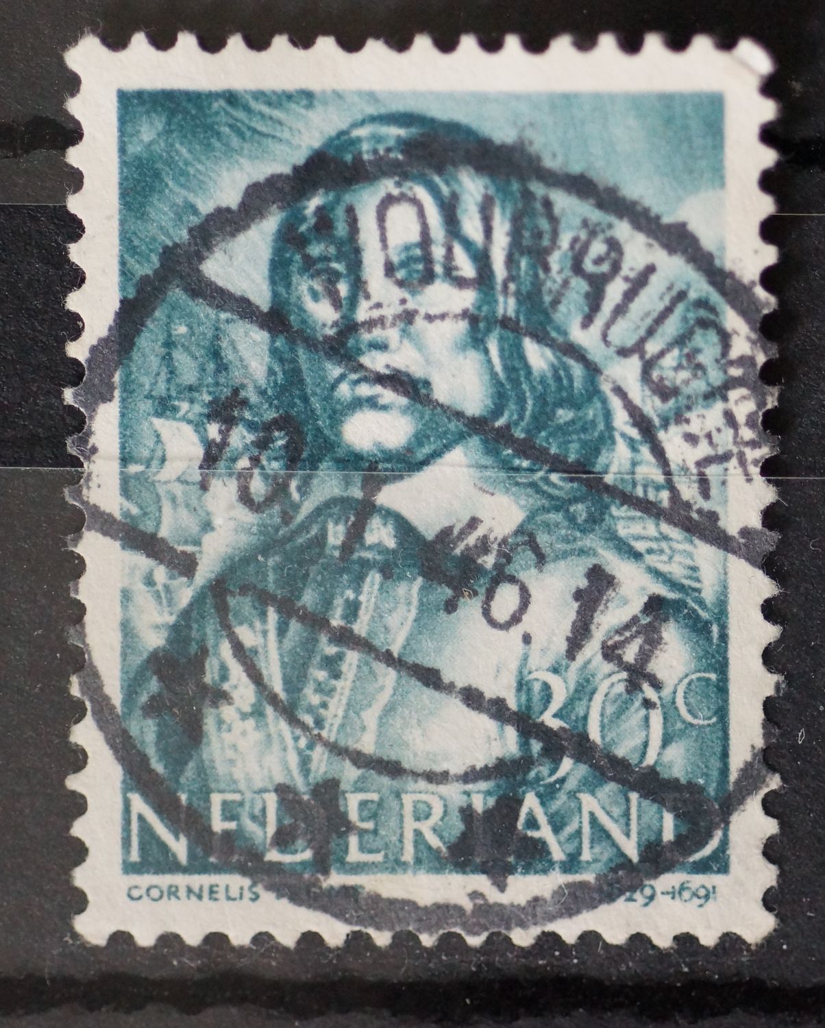 Woubrugge op NVPH 420 - schaars Woubrugge op NVPH 420 - schaars