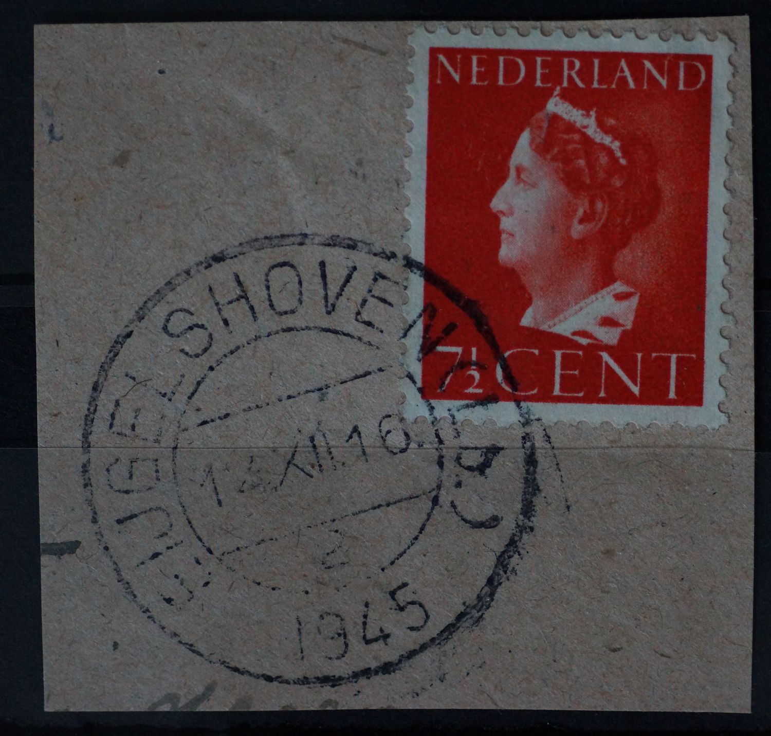 Eijgelshoven (Lb.) 2 op NVPH 334 - open 4 van 1945